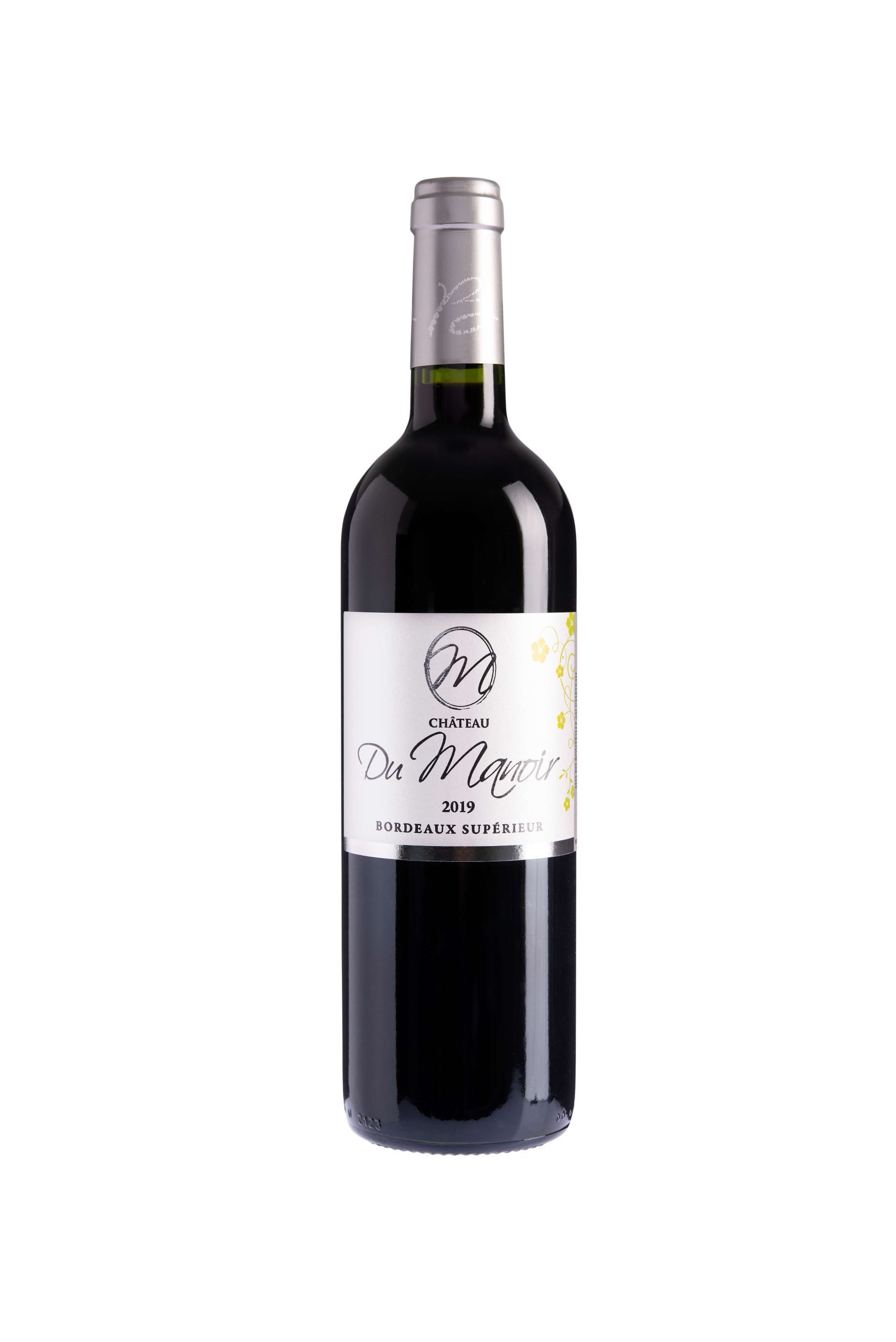 Bouteille de vin Bordeaux supérieur - château du manoir