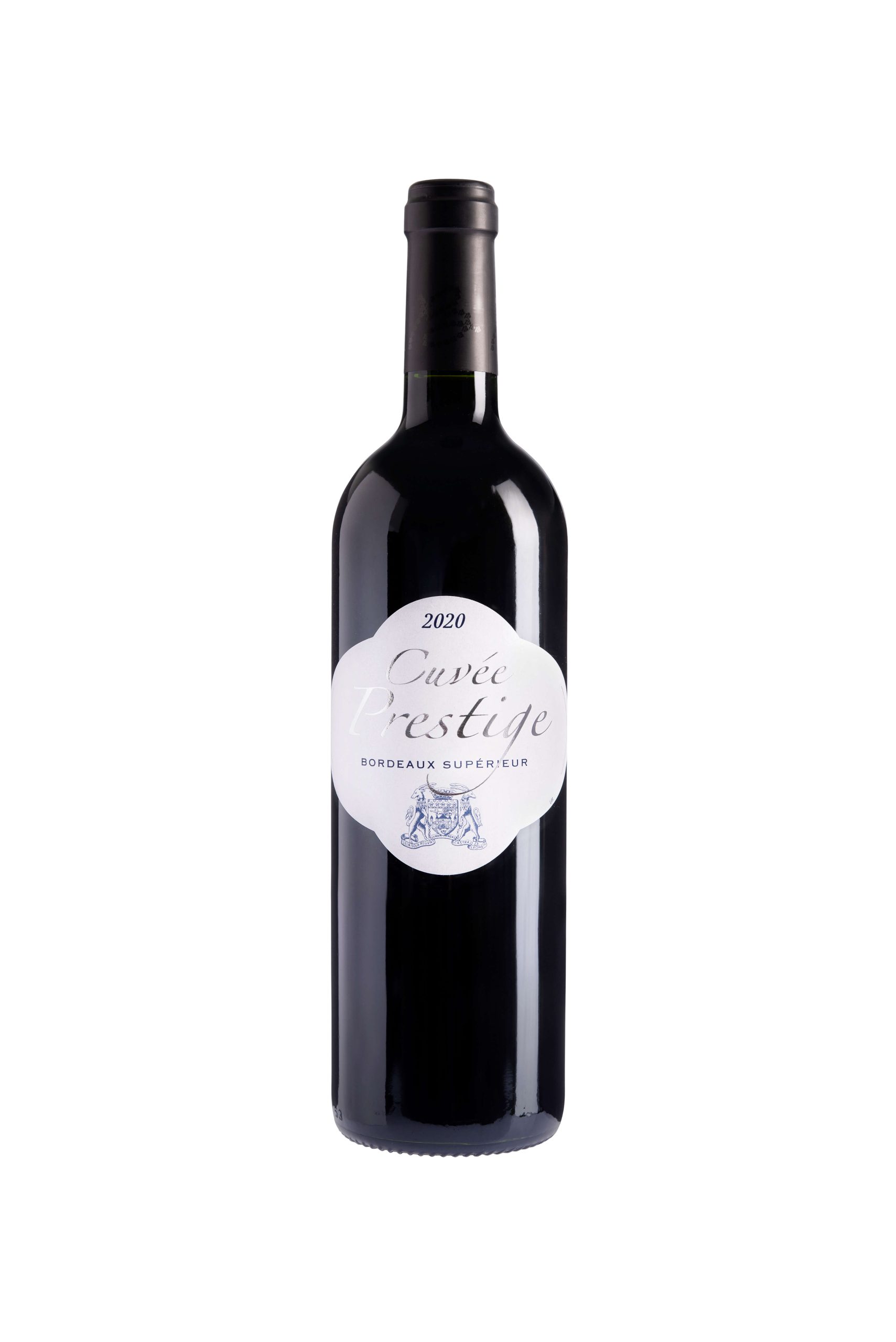 Bouteille de vin Bordeaux supérieur - cuvée Prestige